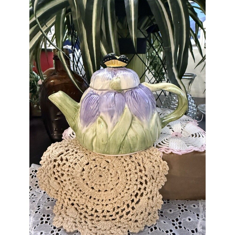 Vintage CIC Whimsical Tea Pot By Peggy Jo Ackley